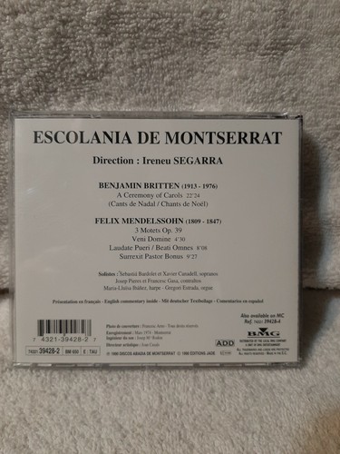 JADE - Escolania De Montserrat - Irene Segarra - Import LIKE NEW - Imagen 2 de 3