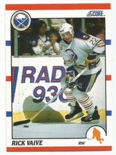 RICK VAIVE 1990-91 SCORE CARD NM-MT CONDITION