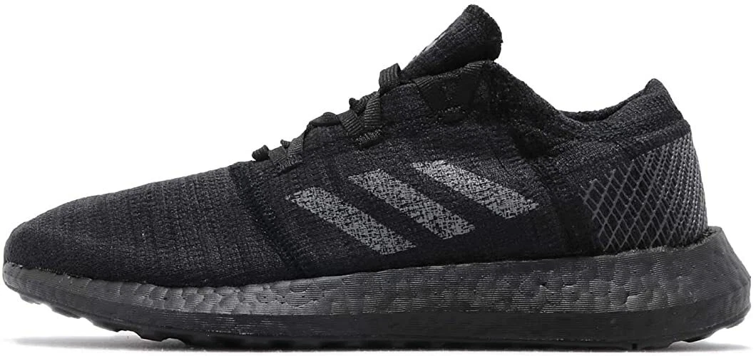 adidas Pure BOOST GO Triple Black Carbon Running Shoes Top Men Size |