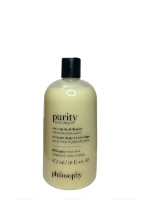 Philosophy Purity Made Simple One-Step Facial Cleanser- 472 mL / 16 oz + Sealed