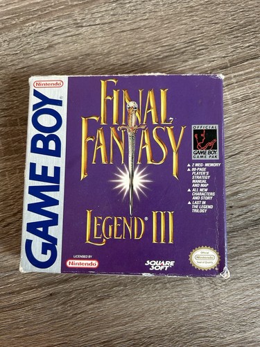 Final Fantasy Legend 3 III ~ Game Boy DMG US modulo + istruzioni - Foto 3 di 12