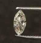 GIA certified .44ct I1 J loose marquise cut diamond vintage Natural antique — photo 1