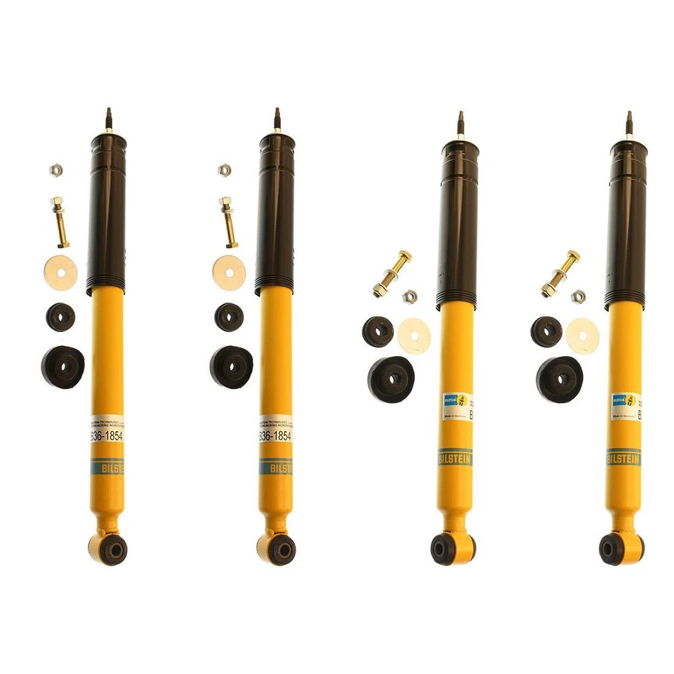 4PC Front Rear Bilstein Shocks Shock Absorber For 1994 1995 Mercedes-Benz C220 - Image 2 of 4