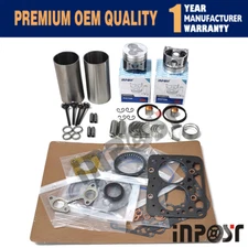 Z482 Engine Rebuild Kit Overhaul Set STD with Liner for KUBOTA T1600H Tractor