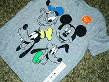 7P NWT 4T Jumping Beans Disney MICKEY MOUSE Softest Tee T-Shirt