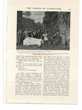 Tannhauser Falls Dead by Elizabeths bier, Book Illustration (Print), c1920