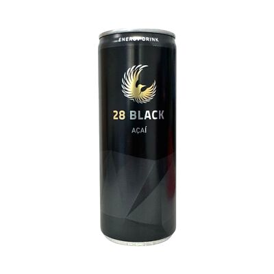 Schwarze Dose 28 Black Acai 250ml inkl. 0,25  Pfand pro Dose