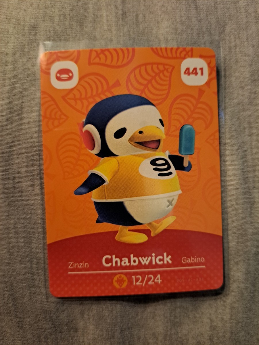 Chabwick - 441 - Series 5 - Authentic Animal Crossing Amiibo Card