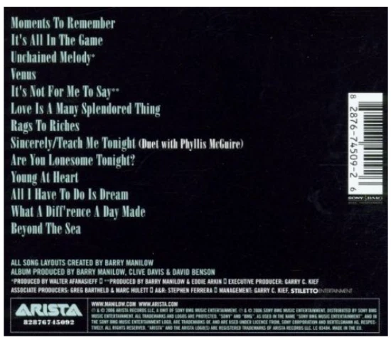 Barry Manilow CD Lot 2 Nights Live (2006) The Greatest Songs of the 50's (2006) Foto 3 de 4