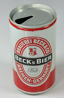 Vintage Beck's Bier Beer Can Bremen Germany