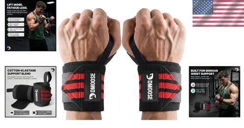Heavy Duty 18" Wrist Wraps for Weightlifting - Picture 2 of 11
