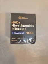 Reus Research Liposomal NAD+ Supplement 80 Ct NR+Resveratrol - New