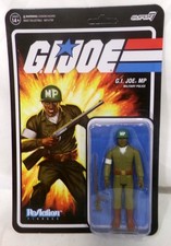 2022 Super 7 ReAction GI Joe MP Brown Military Police 3.75 Figure New Sealed