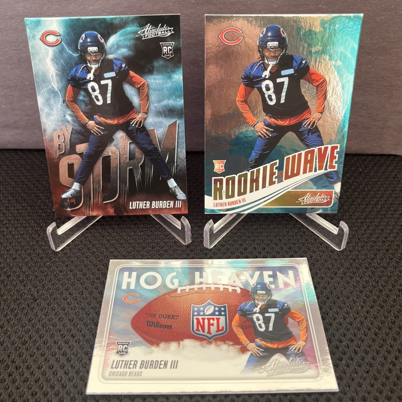 Luther Burden III 2025 Absolute Rookie Lot Of 3