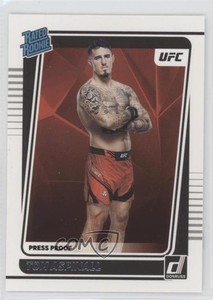 2022 Donruss UFC Rated Rookie Press Proof Silver Tom Aspinall #216 Rookie RC