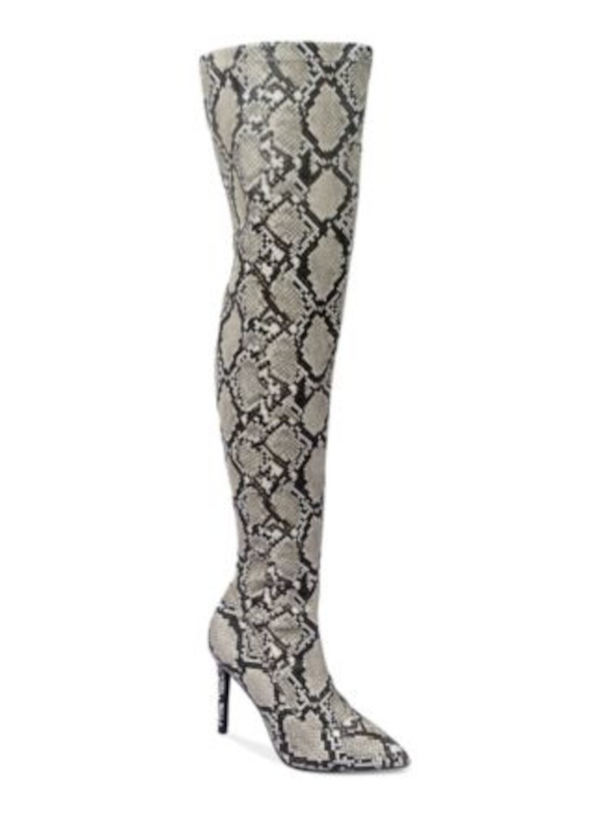 THALIA SODI Womens Beige Cushioned Stiletto Zip-Up Dress Heeled Boots 8 11290₽