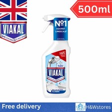 Viakal Powerful Limescale RemoverSpray 500ml For Use in Bathrooms and Kitchens 14.00 per litre