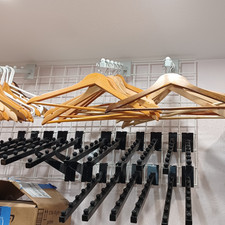 50 Pieces Of Set Wooden Clothing Hangers