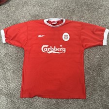 Vintage Reebok Liverpool Soccer Football Jersey Shirt 1999-2000 Size 38”/40”