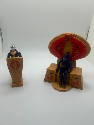 GI Joe Cobra Throne/Podium GOLD ARAH 1:18 Scale 3D Printed - Combo Bundle!