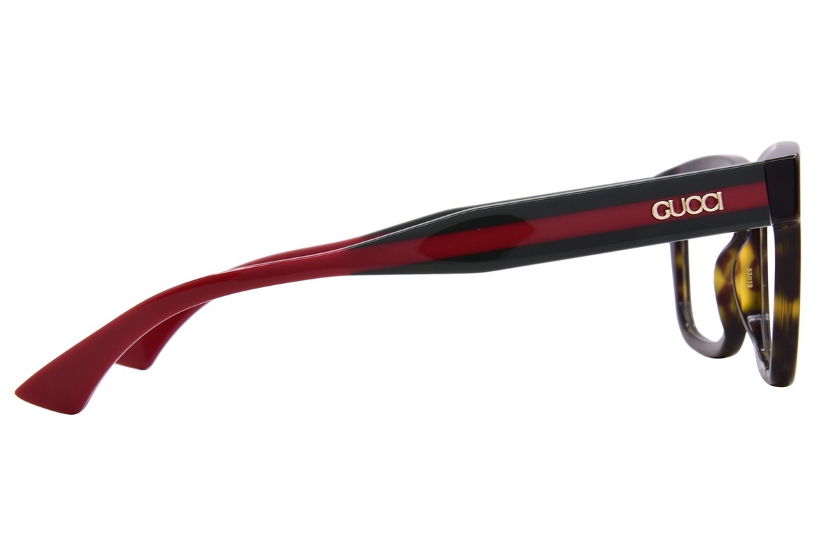 GUCCI サングラス Rectangular frame sunglasses in gold-toned metal | GUCCI® US