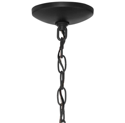 Crystorama Solaris 1 Light Pendant, Black - 9220-BK - Picture 8 of 10