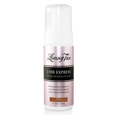 2 HR Express Self Tanning Mousse, Dark - Streak Free, Natural, Professional Qual