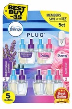 Febreze Plug Refills   Mediterranean Lavender  Downy April Fresh Scents.