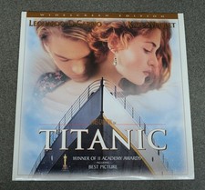 TITANIC LaserDisc THX Widescreen 2 Disc Set Leonardo DiCaprio, Kate Winslet