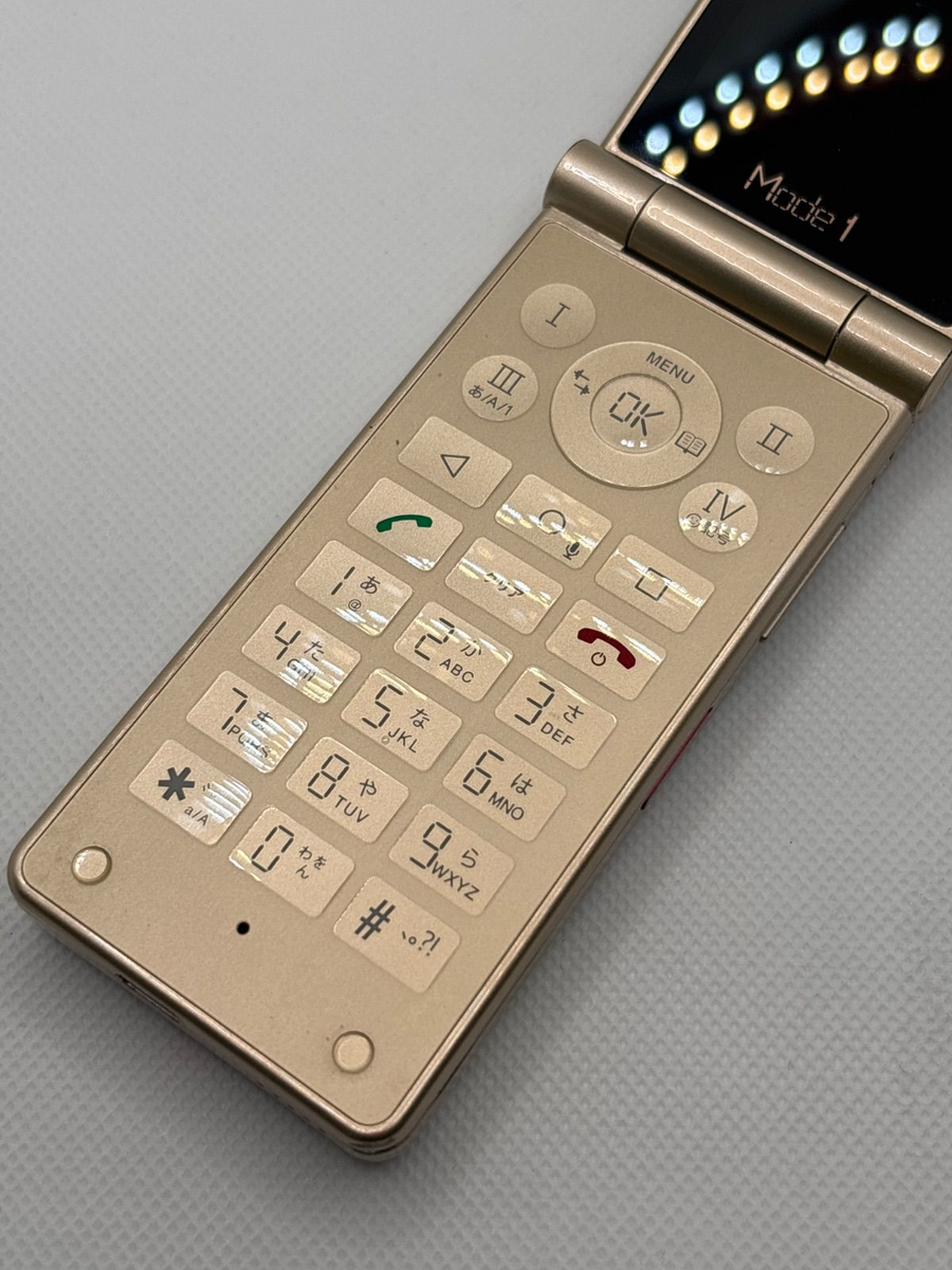 Mode 1 Retro II 2 MD-06P Flip Phone Sim Free Sheep White Japan W