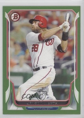 2014 Bowman Green 6/150 Jayson Werth #47 1b0