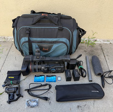 Canon XH A1 HDV 1080i Pro Camcorder 4.5-90mm Complete Kit Tested Works READ