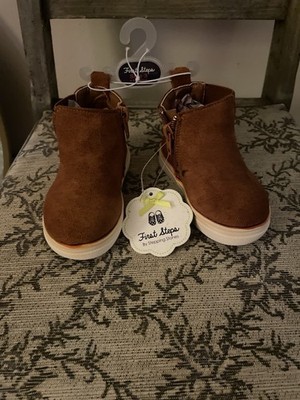 First Steps by Stepping Stones Size 3 Boots Baby Shoes