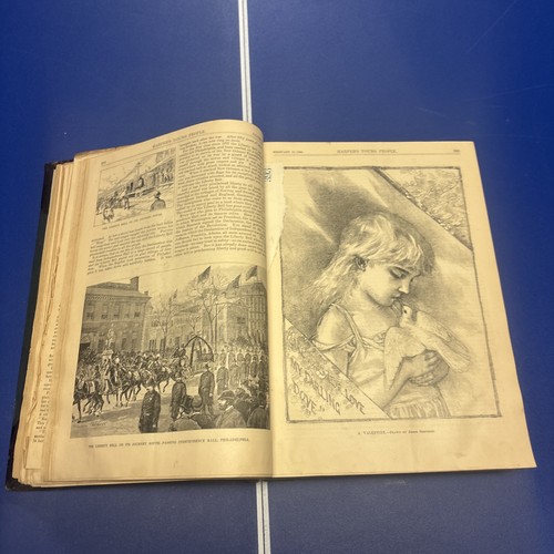 1885 HARPER'S YOUNG PEOPLE Hardcover Book Hundreds Of Illustrations - Imagen 15 de 24