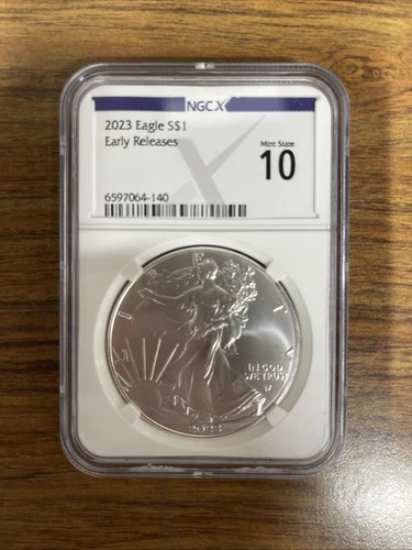2023 W American Silver Eagle, NGCX MS10, Early Release, X Label