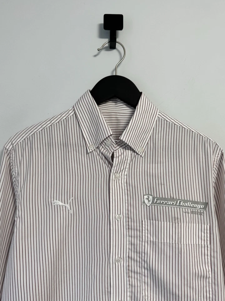 Camisa Puma Ferrari vintage com botões - Imagem 2 de 4
