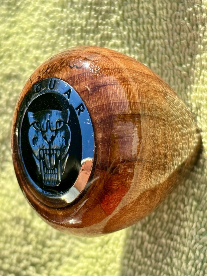 JAGUAR XJ6, XJS, XJ8, XK8, XJR, XKR, XK, tipo S, tipo X, perilla de cambio de marchas de madera de burl XK Foto 3 de 4