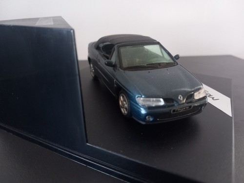 Renault Megane 1 Cabriolet Gris Bleu Foncé 1997 - Vitesse 1:43 - Imagen 3 de 9