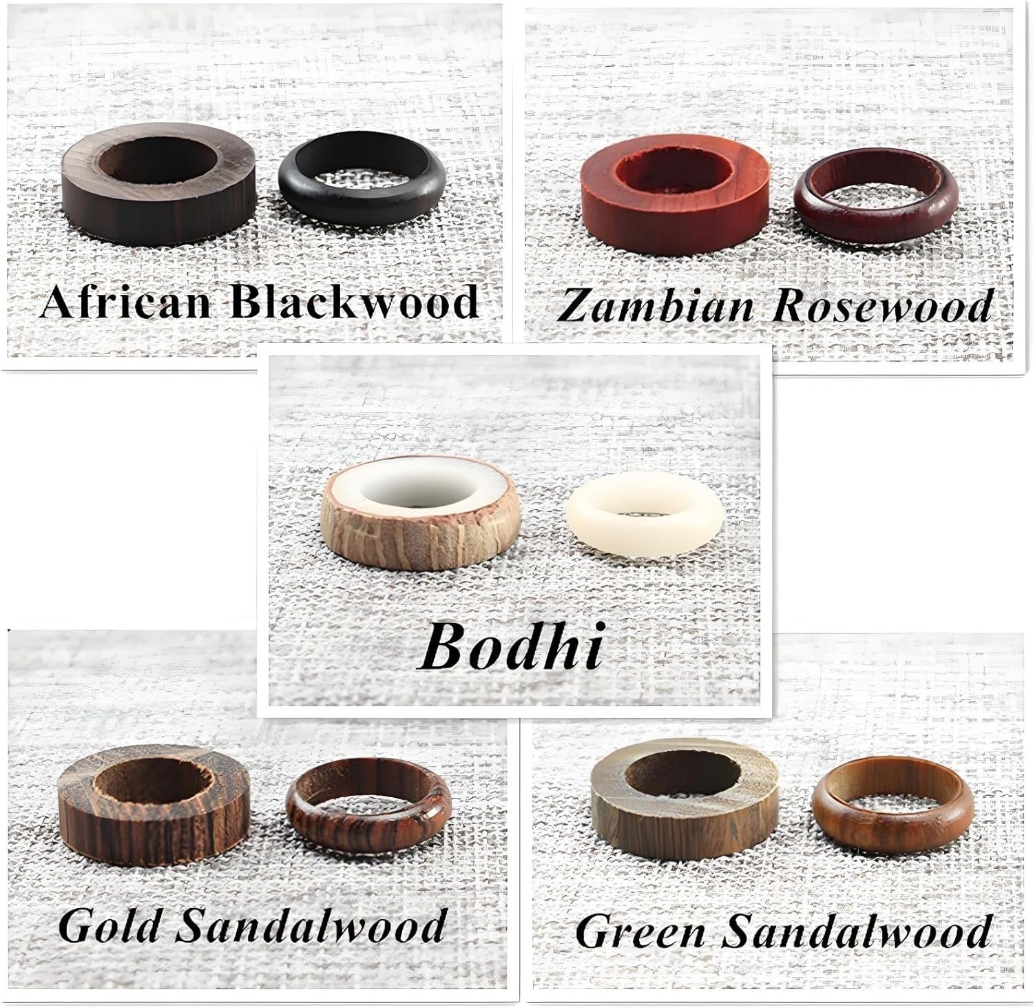 Sandalwood Ring Craft Kit - Artistic Jewelry Making