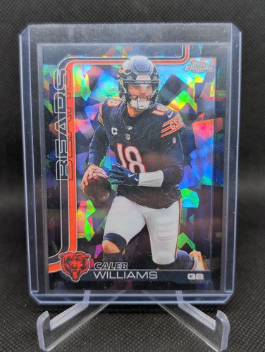 2025 Topps Chrome Sapphire Edition - Caleb Williams #52 Black Refractor /10