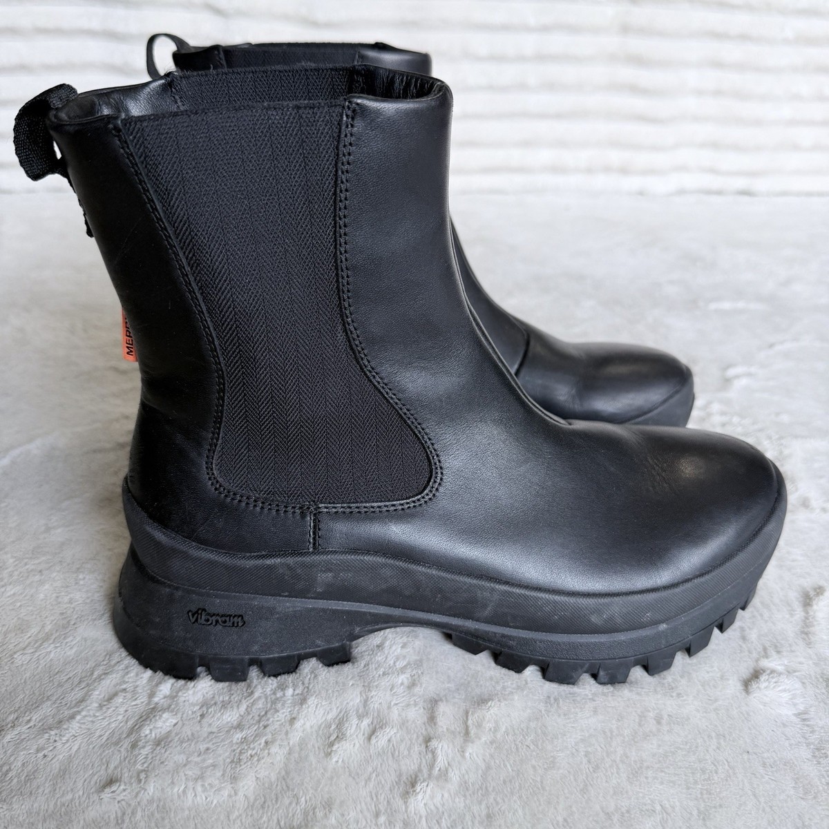 Merrell Bristol Chelsea Boots Women's Sz 9.5 Vibram Soles Black | eBay