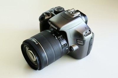 Canon EOS 1100D Kamera Silber (selten) + 18-55mm IS STM Objektiv + Top Zustand