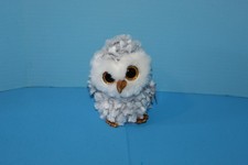 Ty Beanie Boos Owlette Plush White Gray