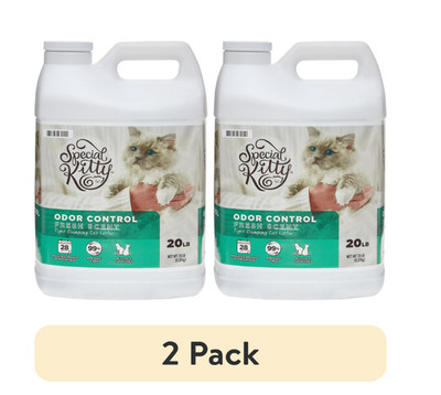 40 lbs Special Kitty Odor Control Tight Clumping Cat Litter, Fresh Scent