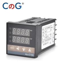 REX-C100 Digital PID Temperature Controller Thermostat 40DA SSR Relay K/J Screw