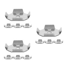 3 Pieces Towel Bar Mounting Bracket Secure Hardware for Bars Easy-to-install