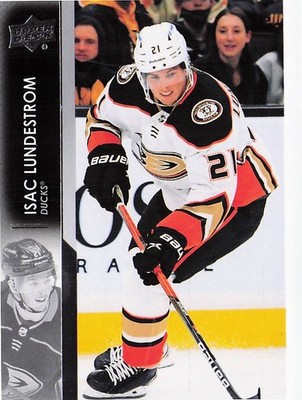 2021-22 Upper Deck #502 Isac Lundestrom - Anaheim Ducks