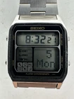 VINTAGE SEIKO ALARM CHONOGRAPH RUNNING MEN D138-4009 JAPAN Serviced W/ Battery