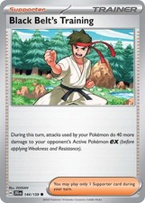 Black Belt's Training 144/159 Common Journey Together Pokemon TCG Card NM
