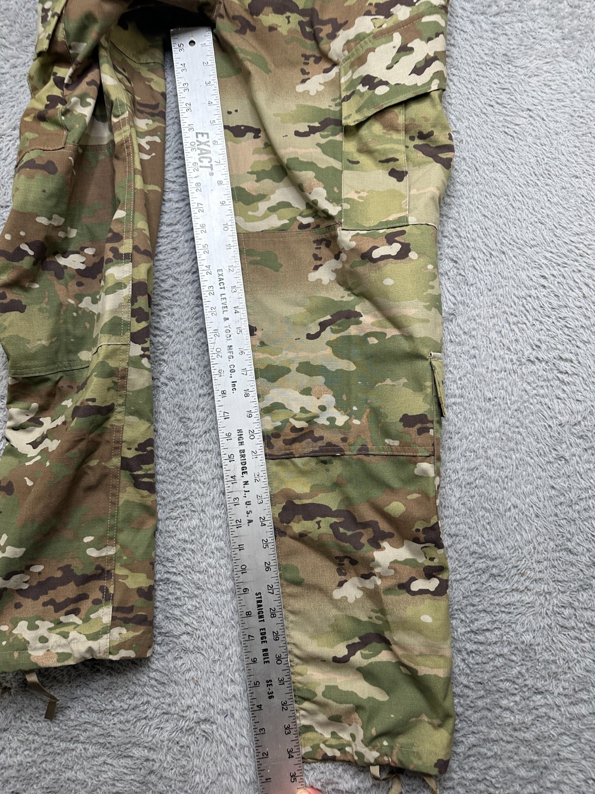 US Army Combat Pants Mens Medium Long 34x34.5 Multicam OCP Cargo Tactical image 6